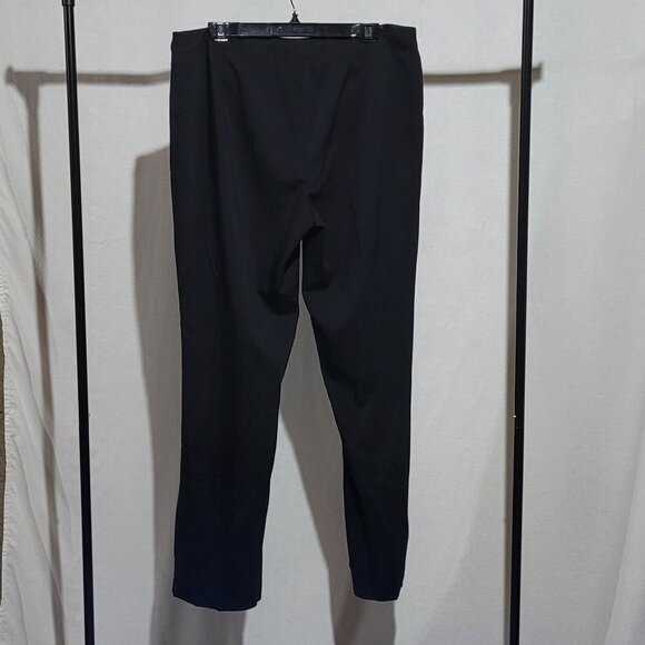 Sigrid Olsen pants wide leg trousers high waist black plus size 16 neutral new - Picture 2 of 16